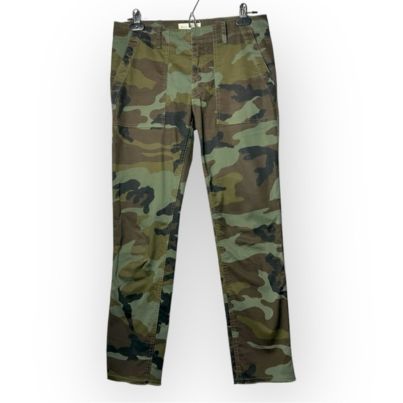 Nili Lotan Jenna Pant in Fall Green Camo 2 - Picture 4 of 12